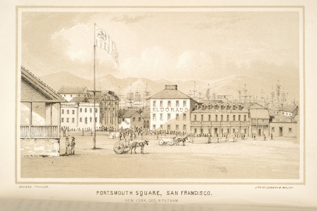 1849 Portrait of the Eldorado Hotel &amp; Dennison's Exchange