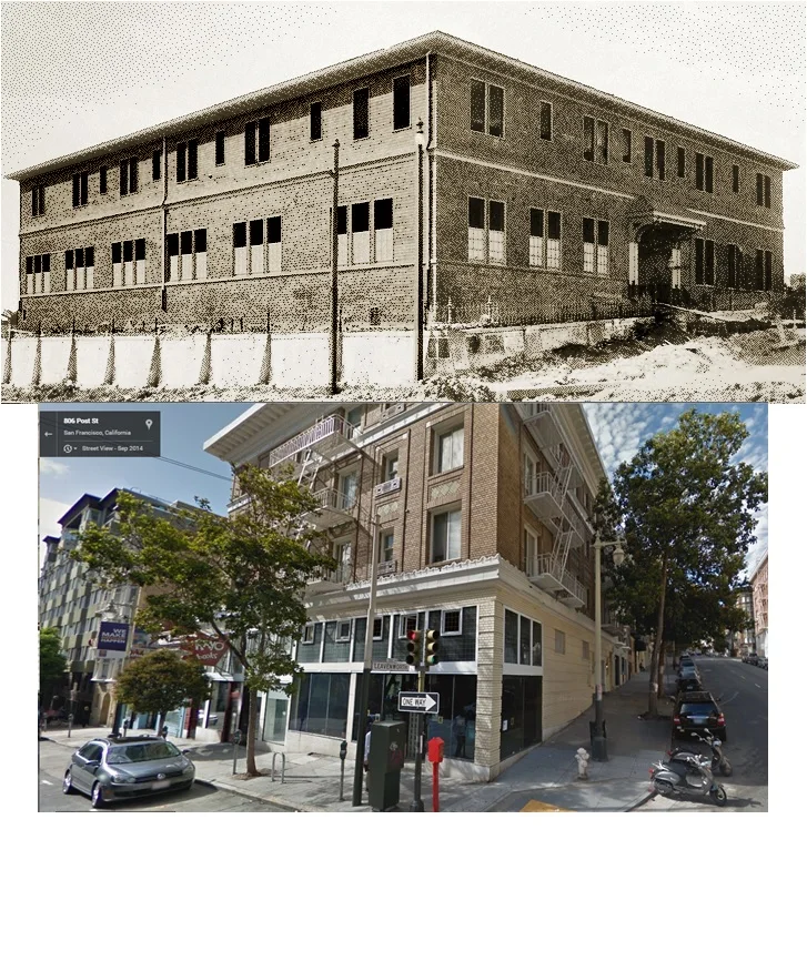 Baby Palace at Post and Leavenworth Then & Now
