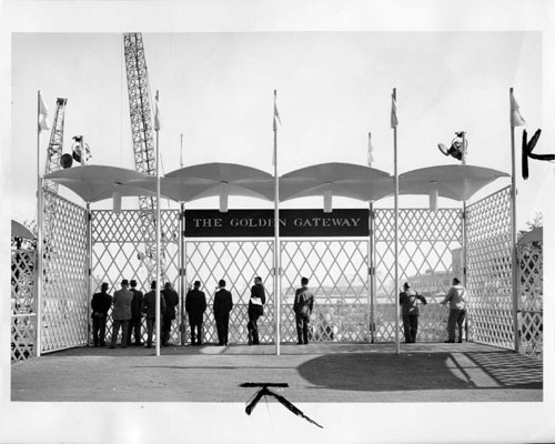 Construction observation platform 1962