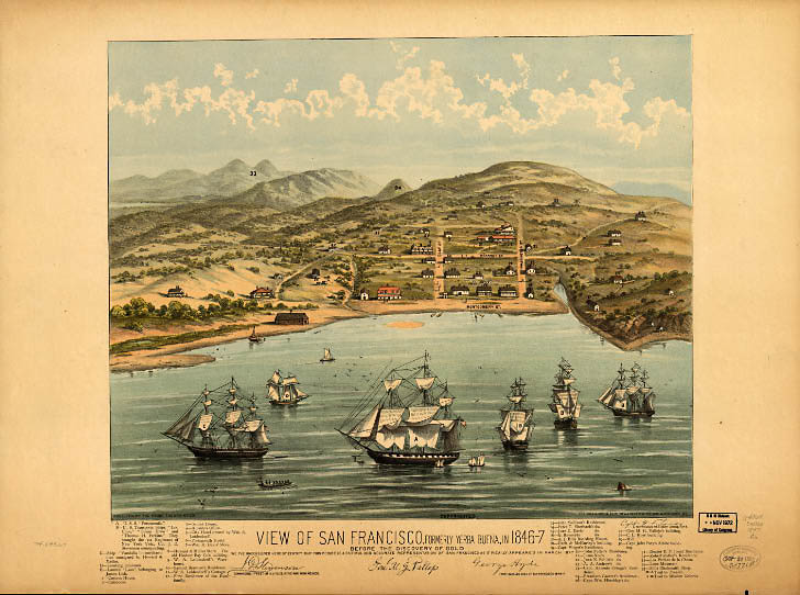  Yerba Buena Cove as it would have looked in 1846 