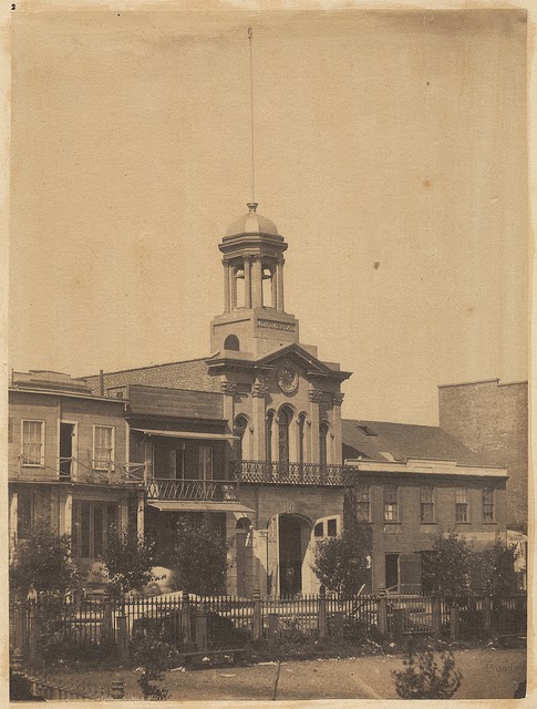Engine House on the Plaza 1856