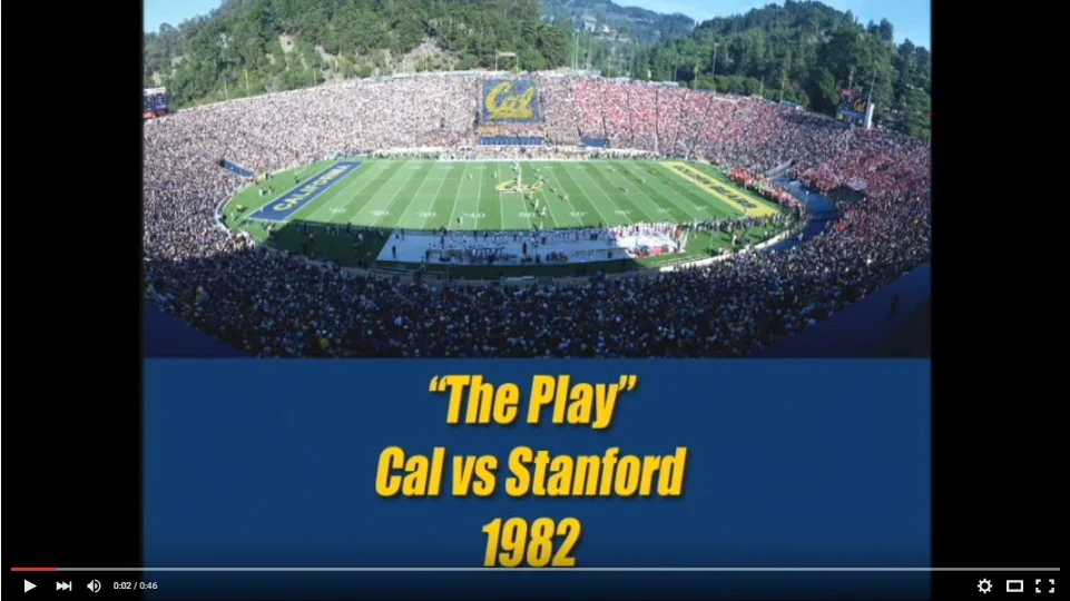 Click on the picture for "The Play" from 1982's Big Game