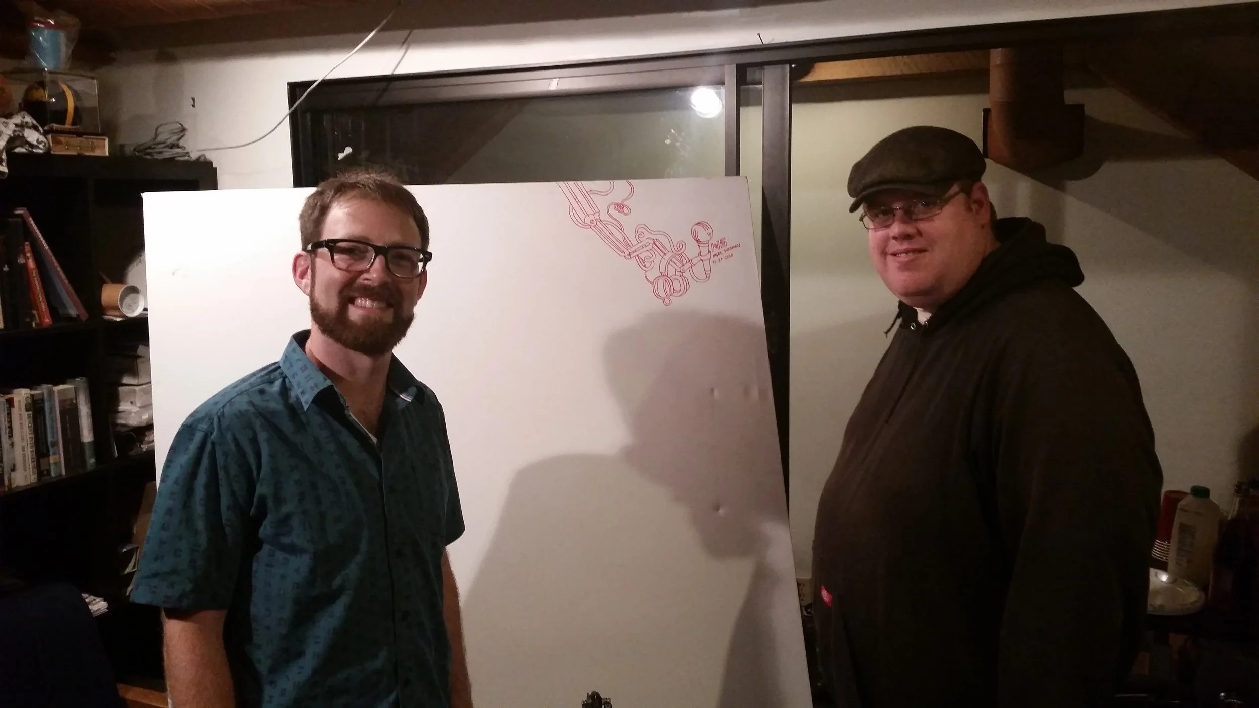 Will the real constantly doodling, SimCity playing, Lagunitas swilling, comic book loving artist please stand up...and go away. 1:05:16 Writer/Editor: SK Morton CoHost: Pete Feliciano Producer/Sound Engineer: Squidge McSqueezy Guests: KS Notrom & Nigel Sussman