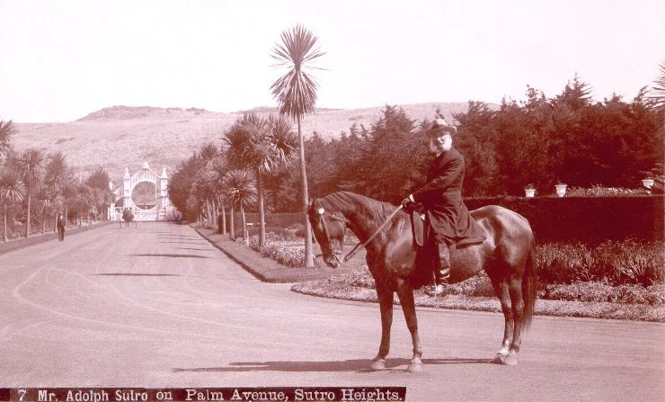 Adolph Sutro on Palm Ave. 1890