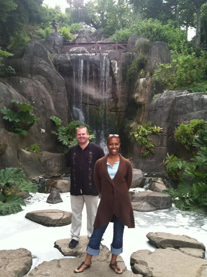 SK & Babette at Huntington Falls