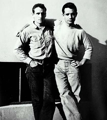 Jack Karouac & Neal Cassady on Russell Alley