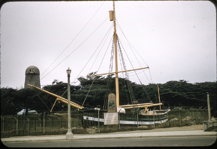 Gjoa in Golden Gate Park 1955