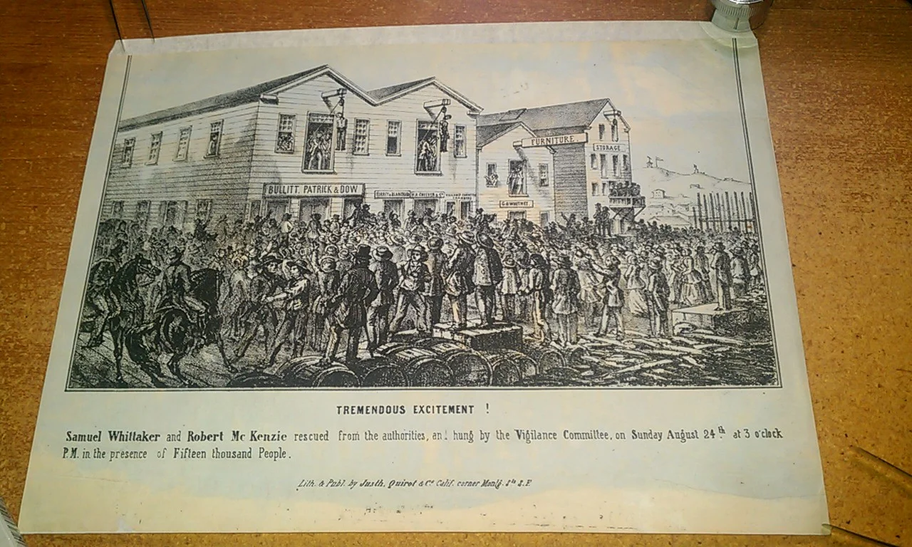 Whittaker & McKenzie. The third lynching by 1st Committee of Vigilance