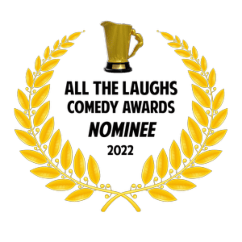 All the Laughs Comedy Awards 2022 Nominee logo recognizing The Billy Goats Gruff by SK Morton.