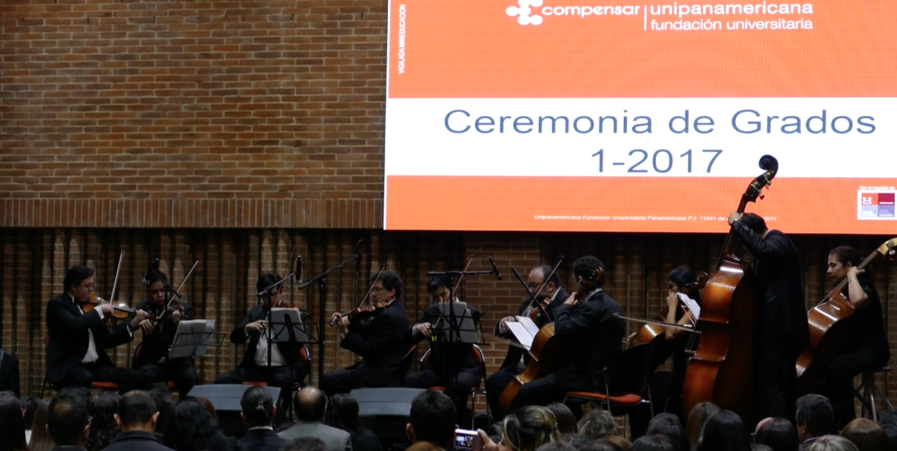 Orquesta de cámara para grados Unipanamericana 2017