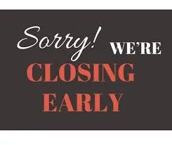 Happy Birthday America! - Closing Early (5:00 p.m.)