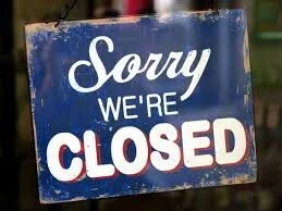 Wednesdays, we are CLOSED to the public.