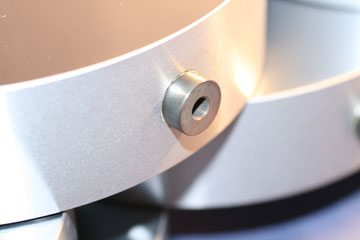 Close up of side inserts