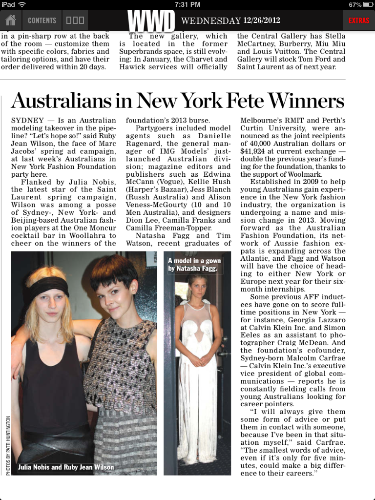 WWD | December 2012