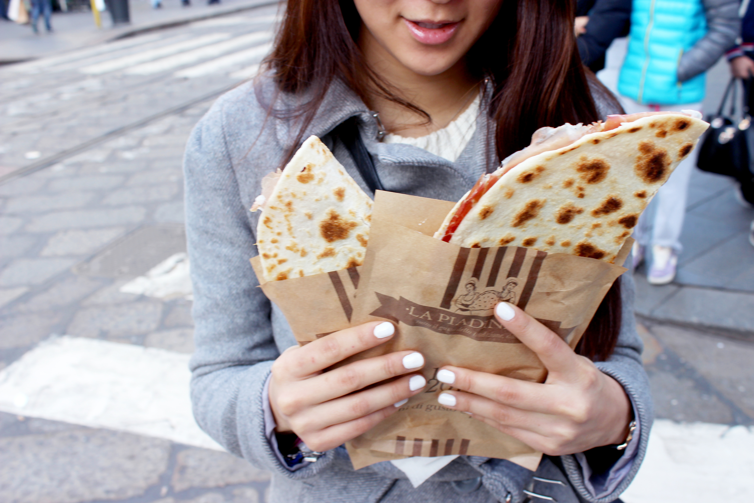 My favorite piadine at La Piadineria