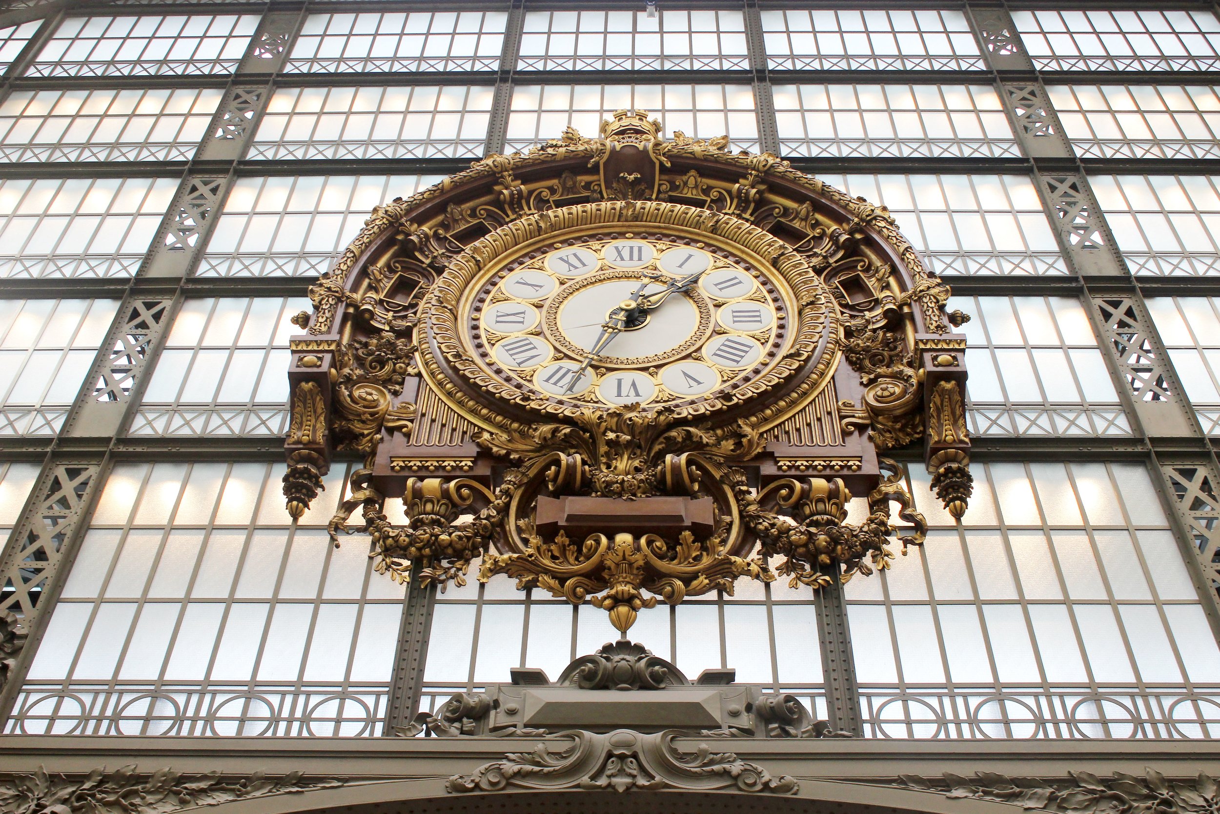 Beautiful clock at Musee d'Orsay