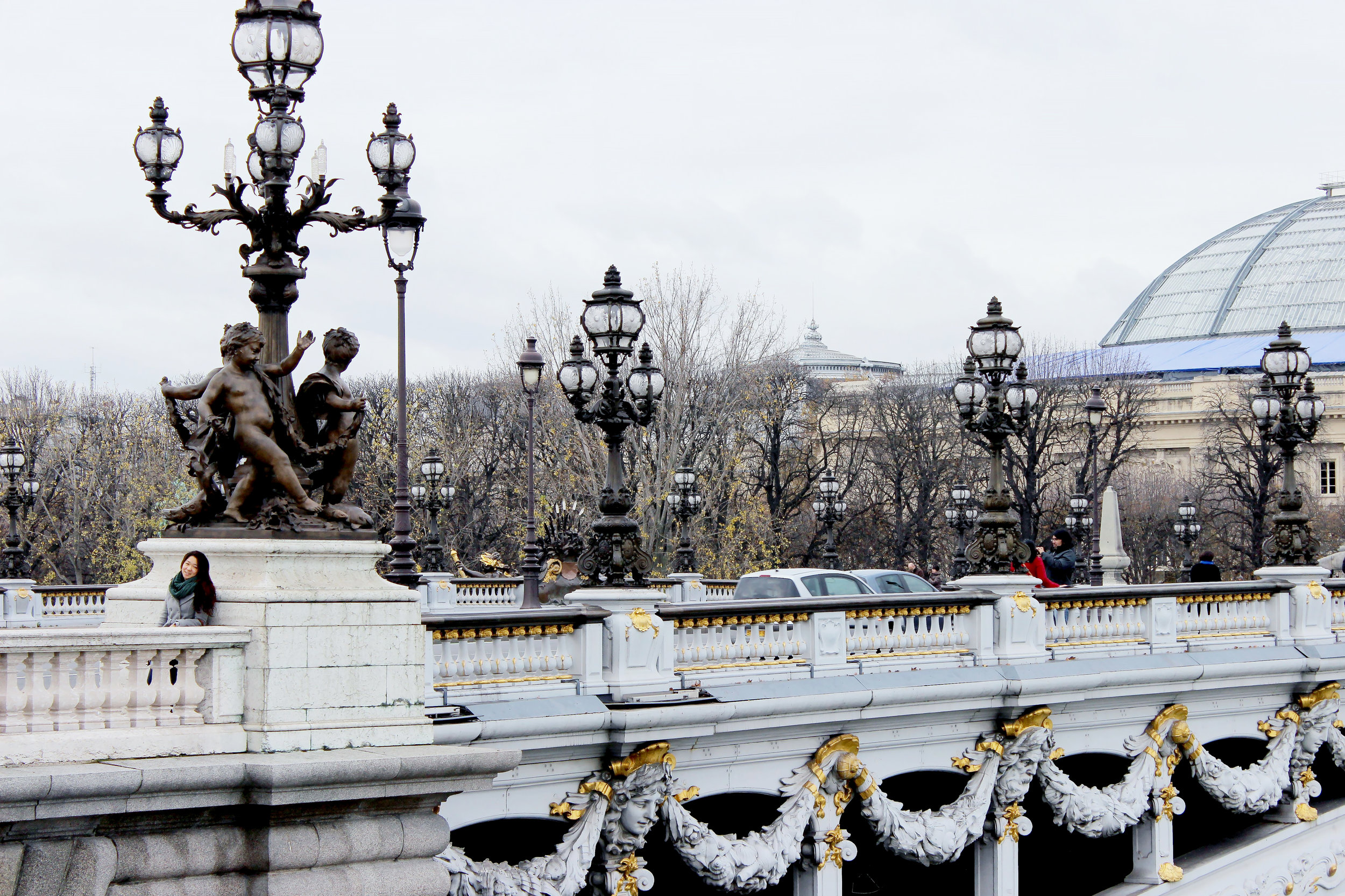 Me at the Pont Alexandre III
