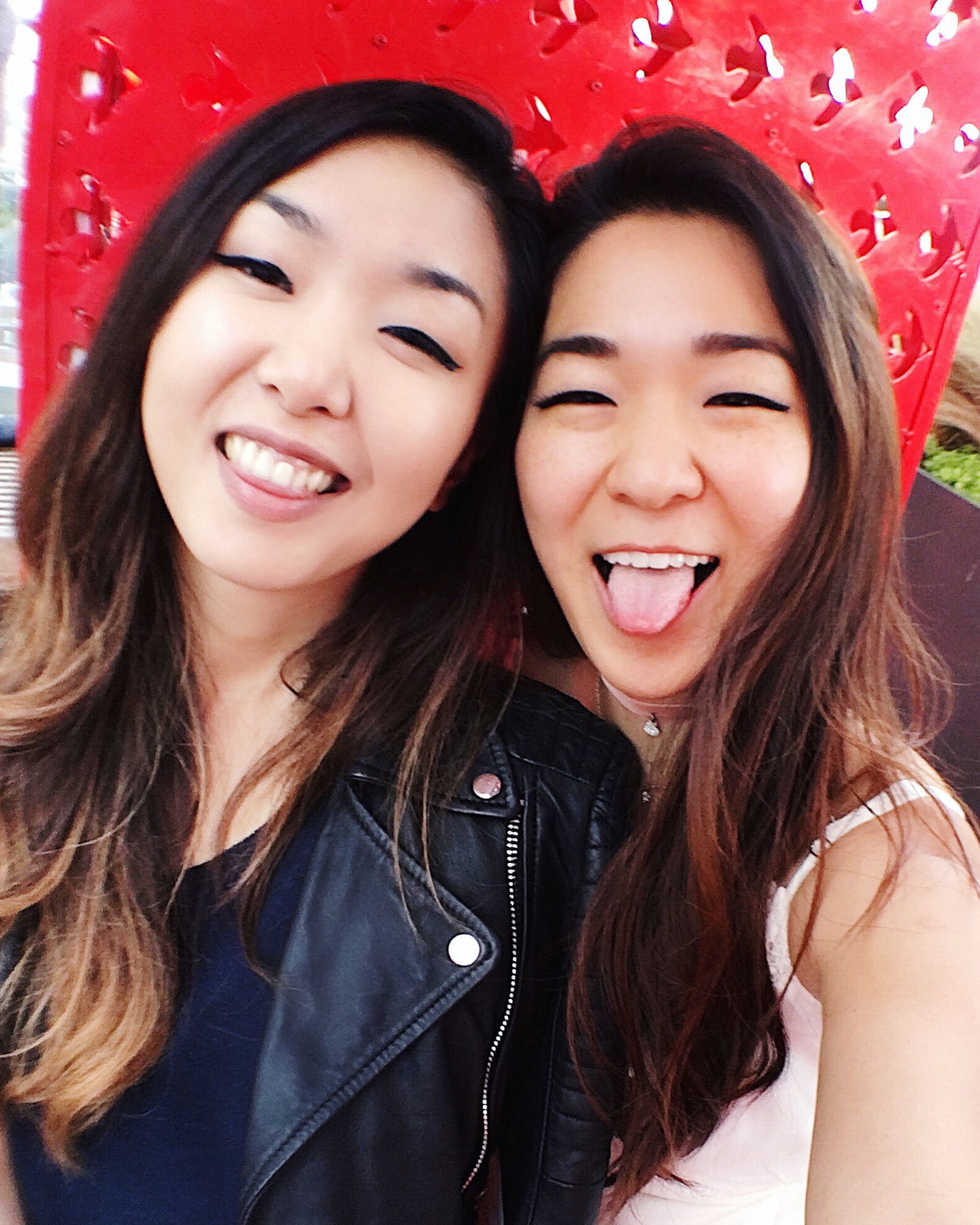 Image taken with the olloclip wide angle lens (this image was cropped, but it still captures a lot more than just our faces)