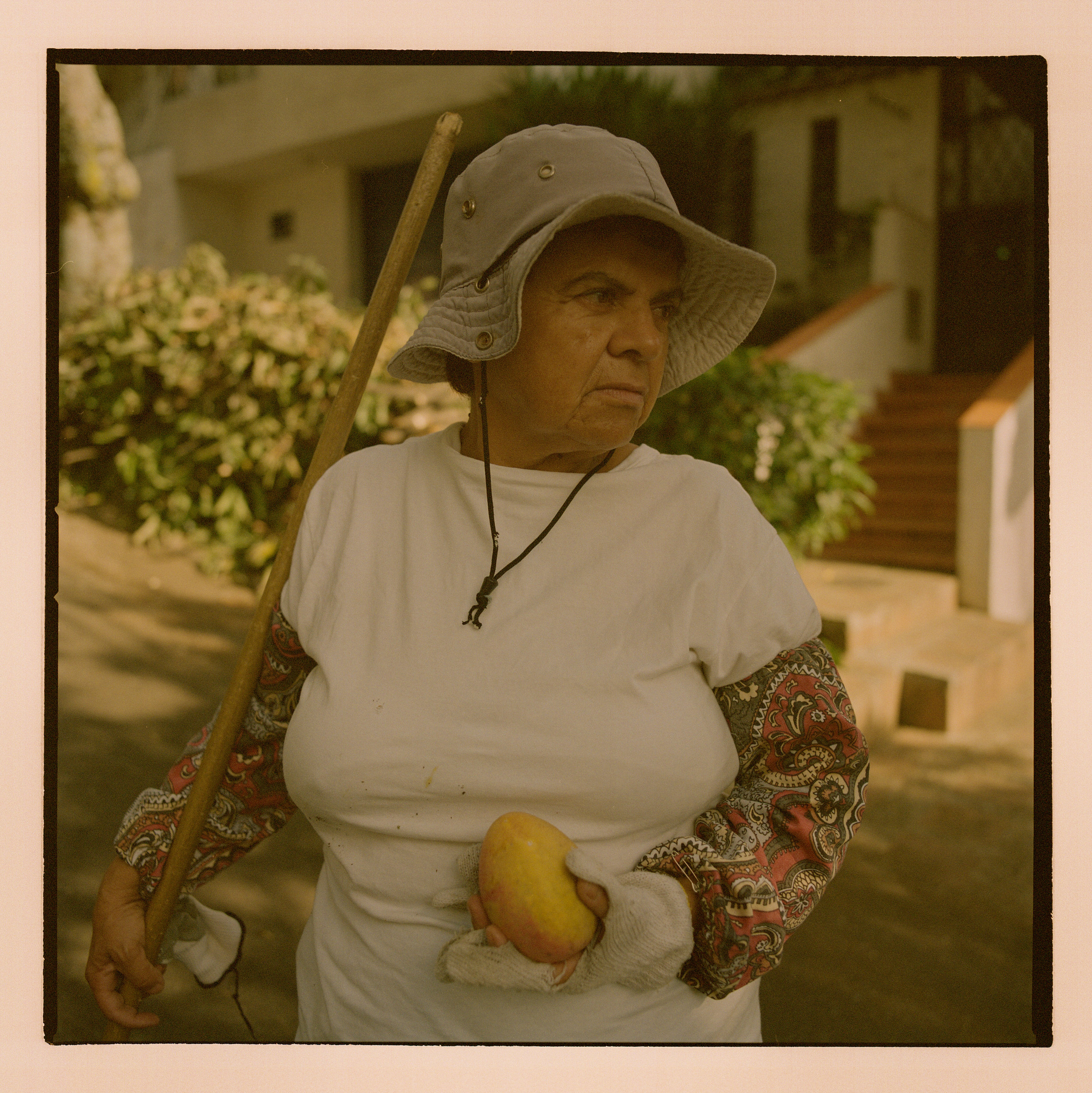 street cleaning lady