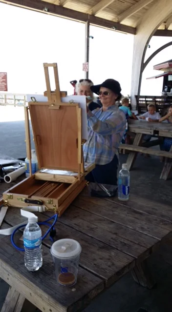 Tybee Arts Plein Air Painters with Beth Hegeman