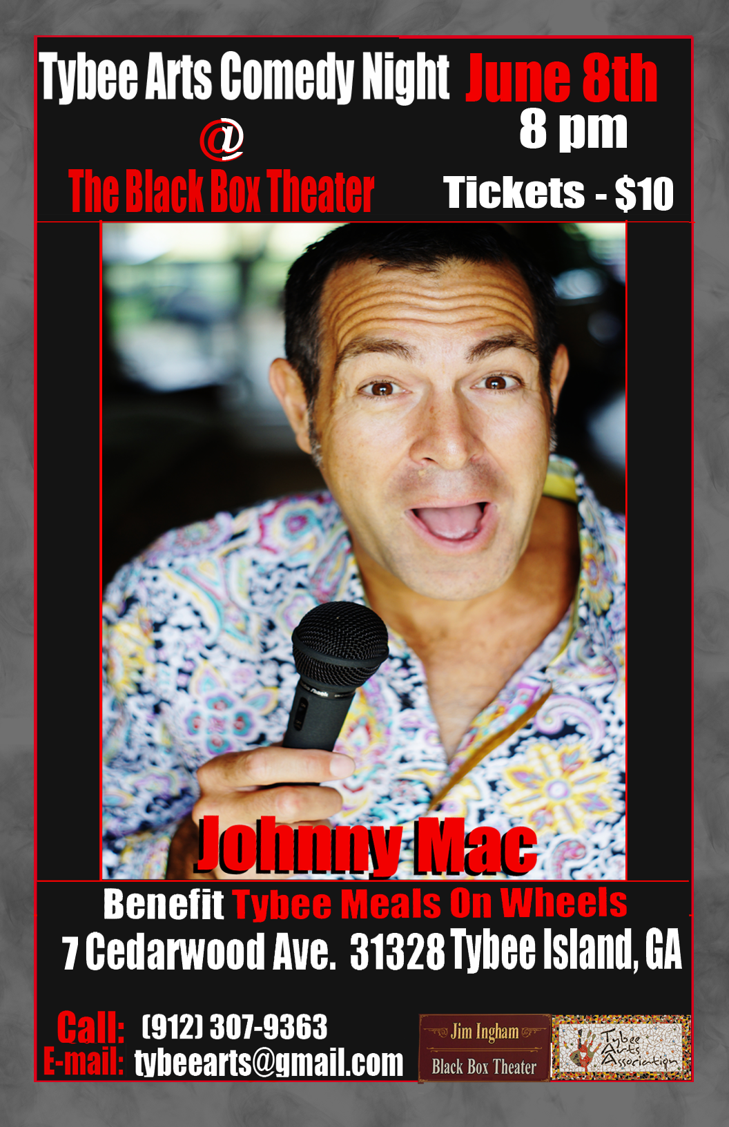 Tybee Arts Comedy Night with Johnny Mac