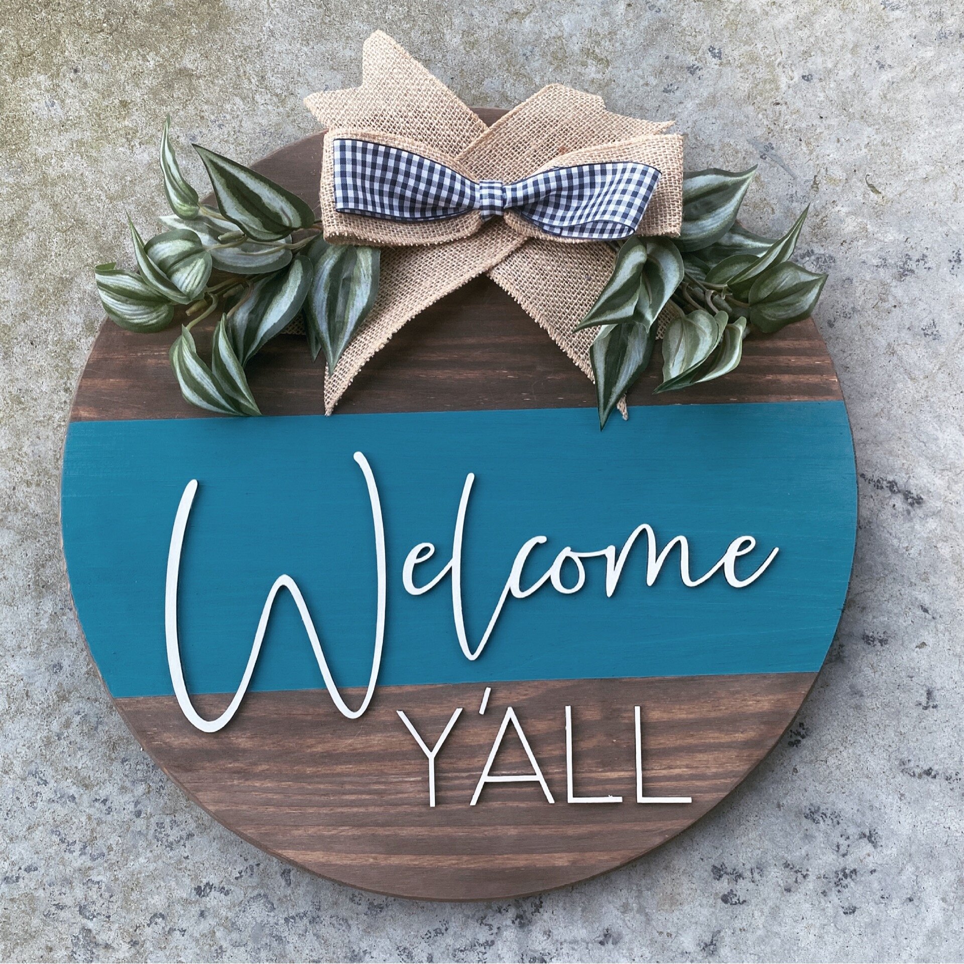 Low Country Design Studio "Welcome Yall" Door Hanger Class