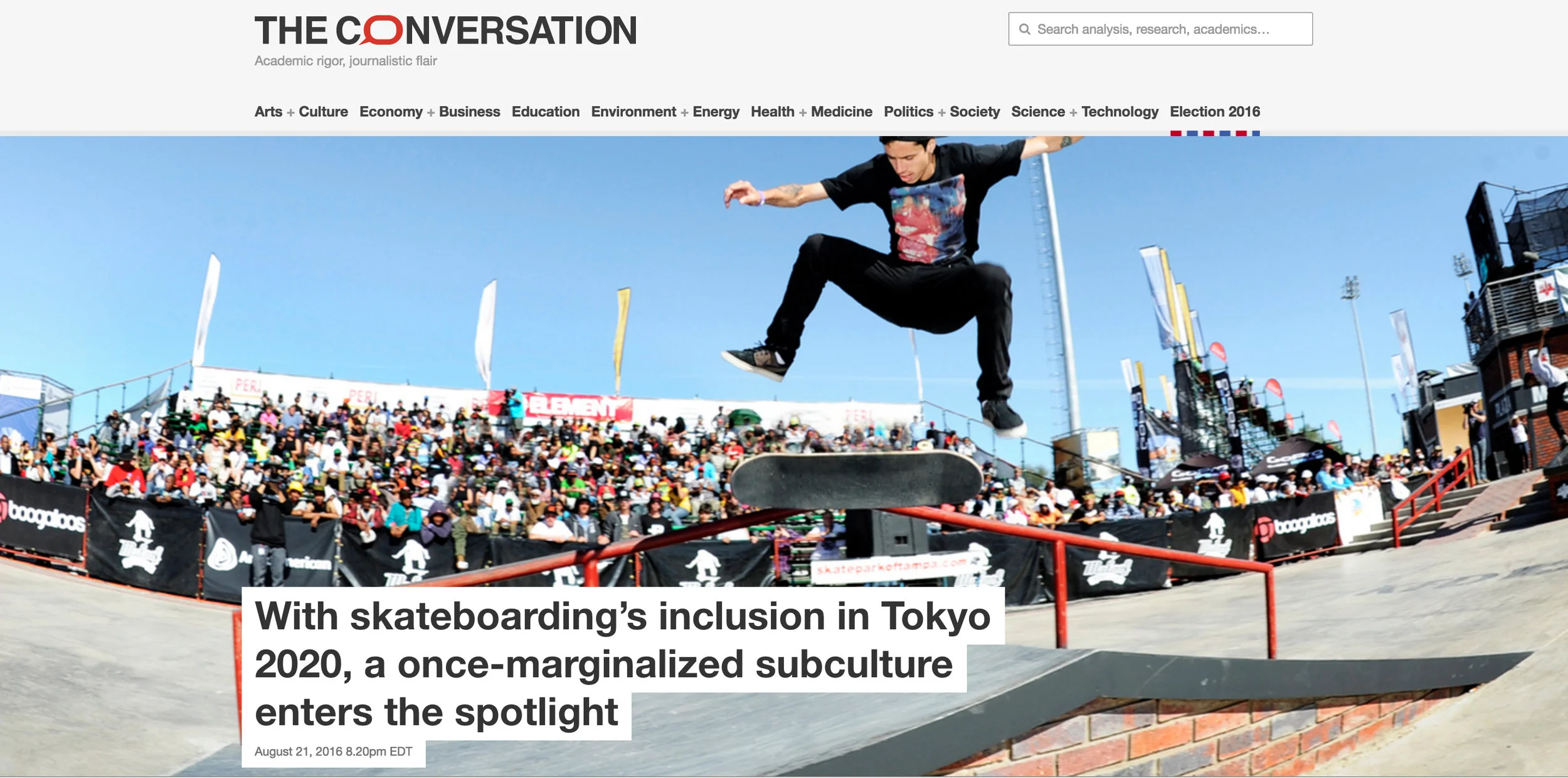 Brazilian pro skateboarder Luan Olivera performs a switch 360 flip at the Maloof Cup, a skateboarding competition in South Africa. Neftalie Williams ,