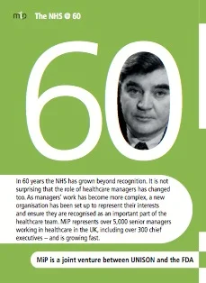 NHS 60th anniversary pocket leaflet