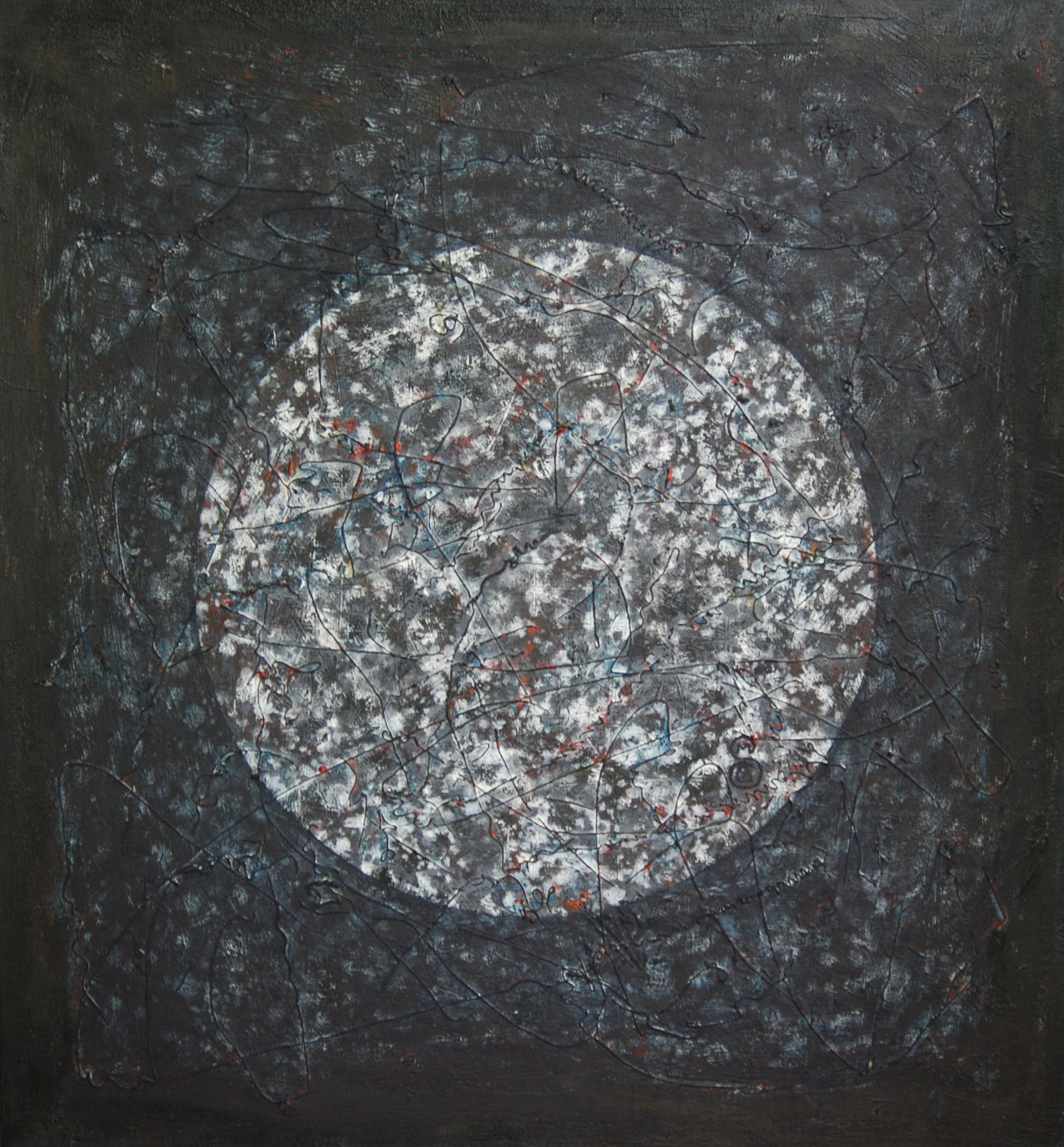 Shanthi Chandrasekar Phenomena-2, 2013 Oil on Canvas 26"x28"