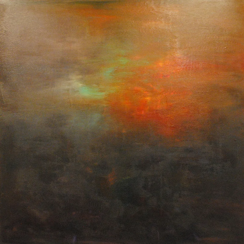 Md Tokon Md Tokon_Forest Sunset, 2013 Canvas 48"x48"