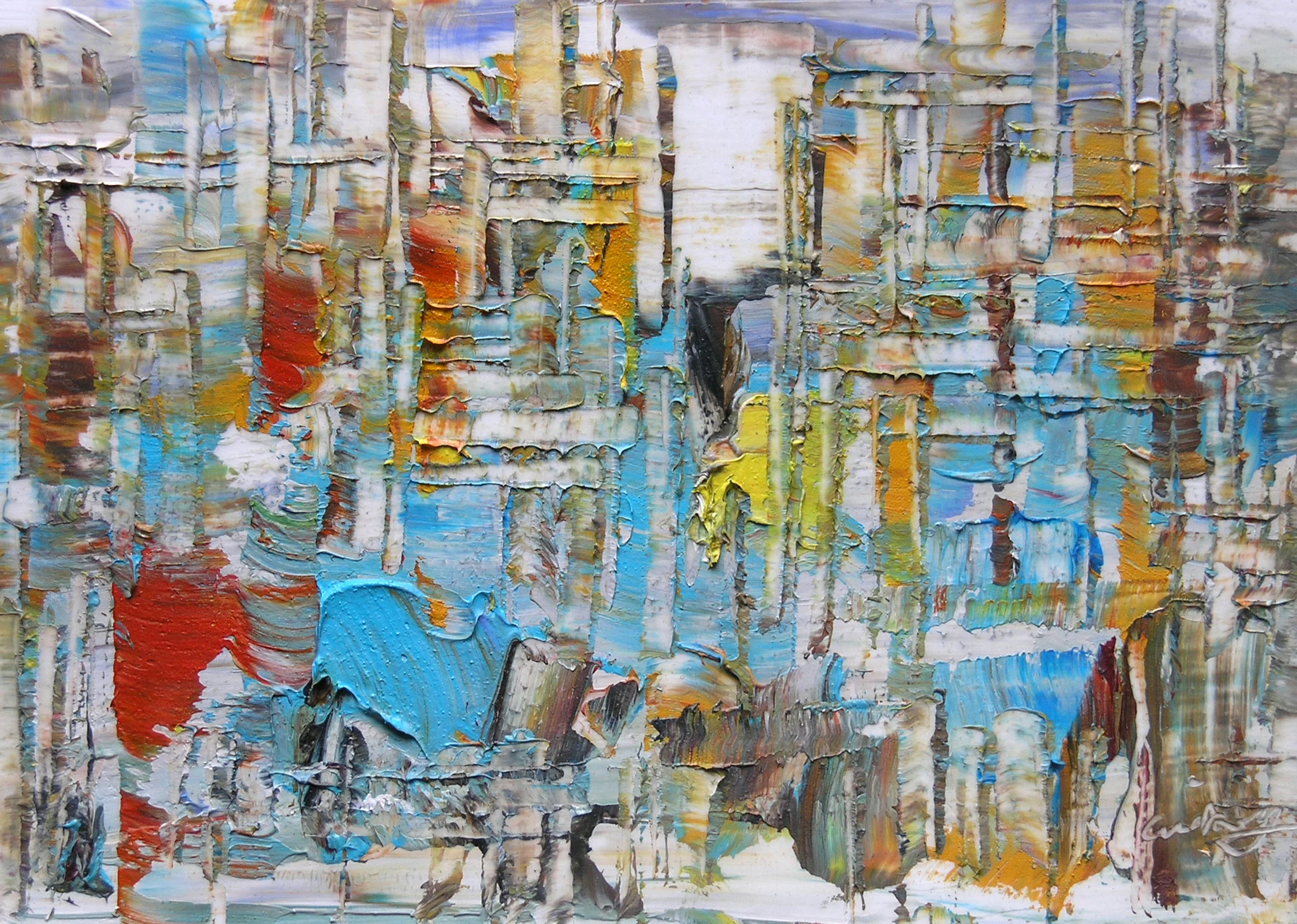 Wei Kang Metropolitan Mystiques O18 , 2010 Oil on canvas 4”x 6”