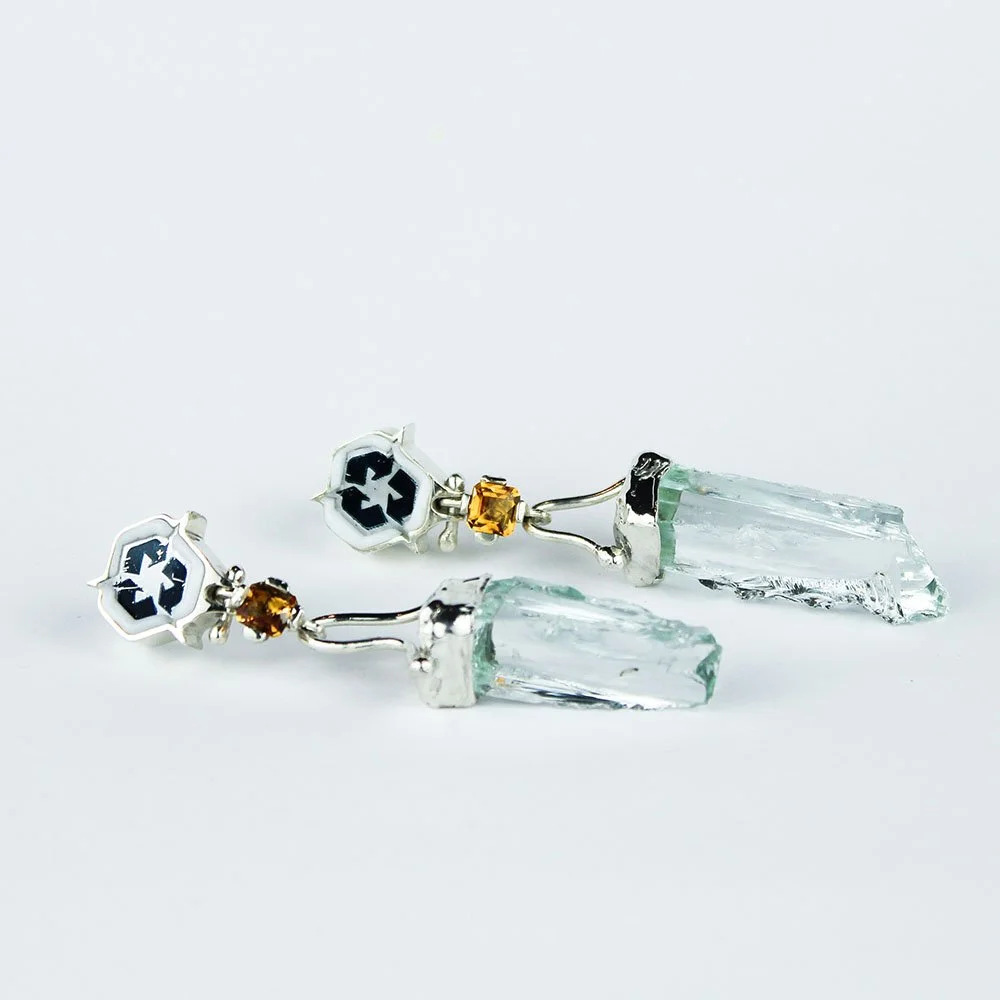Recycle Please! Earrings