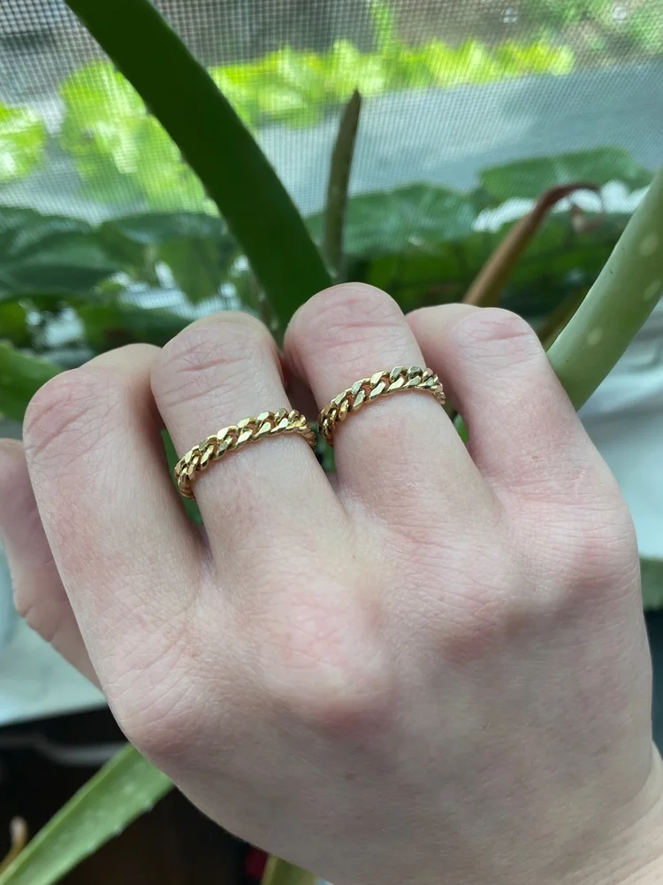 Curb Chain Ring — Karen Kriegel