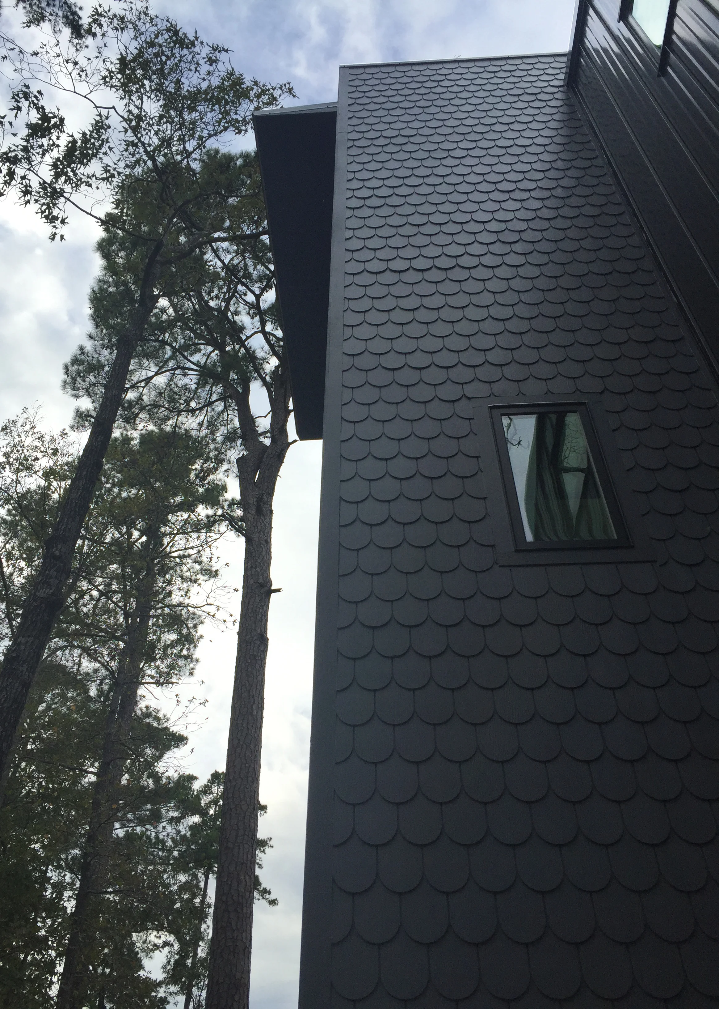 View of the stair tower.
