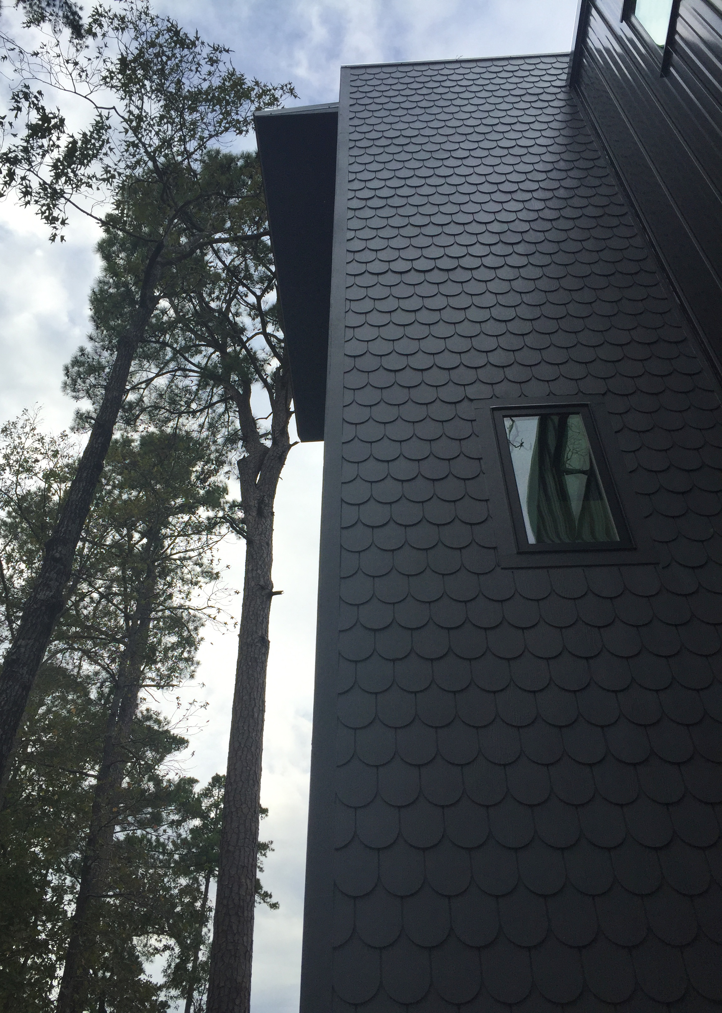  View of the stair tower. 