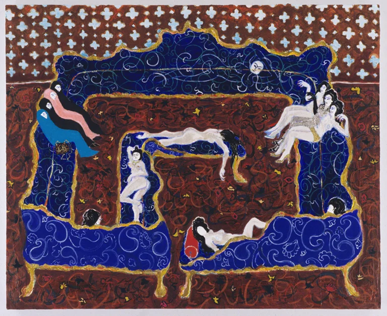 Odalisques on Louis Quatorze Sectional, 2005