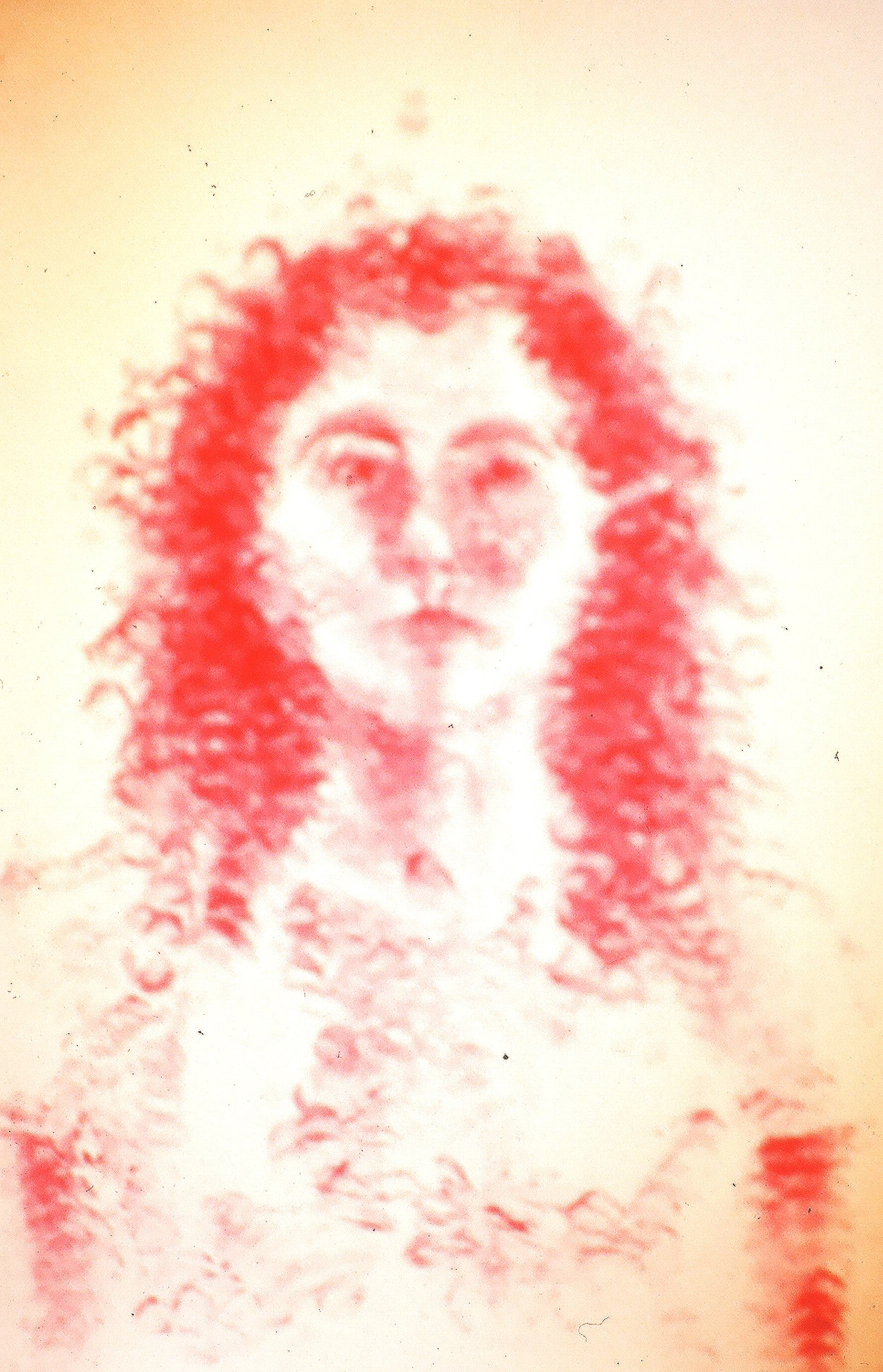 From Lipstick Revolution series, 1999 (blurry image)