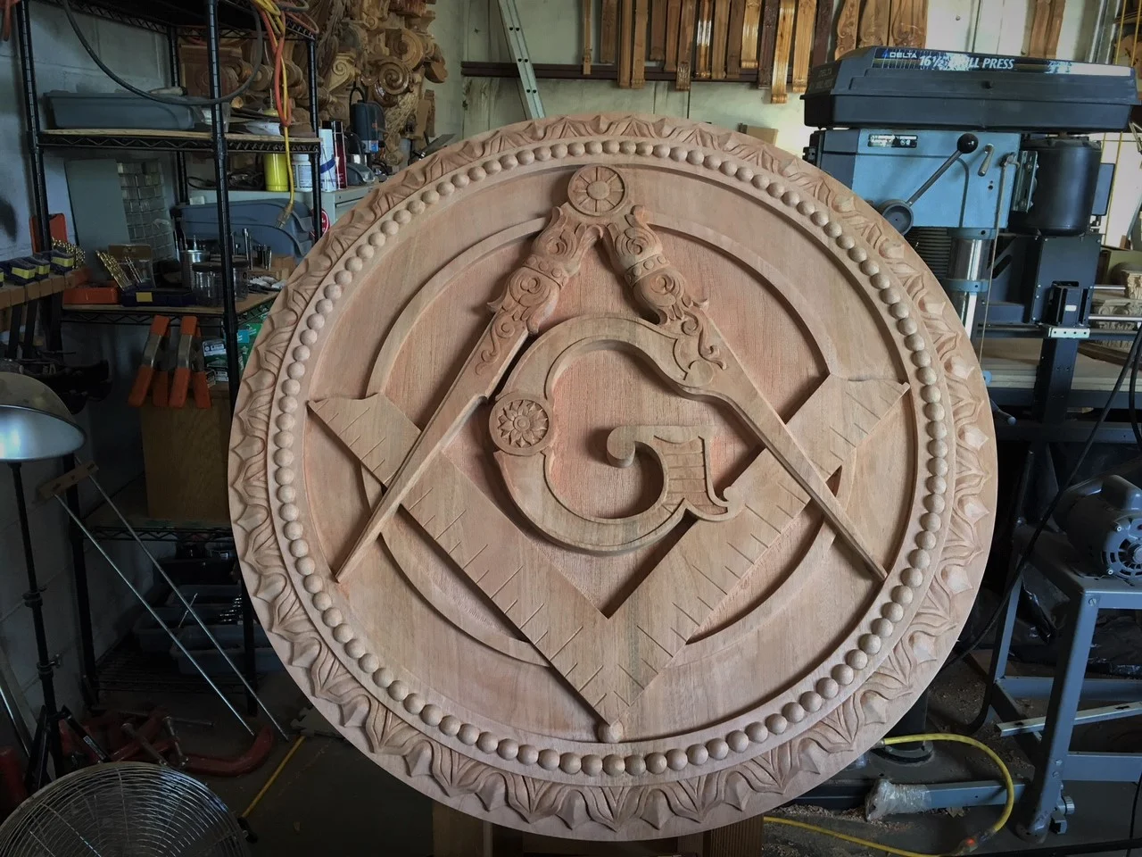3 Ft Diameter Masonic Symbol