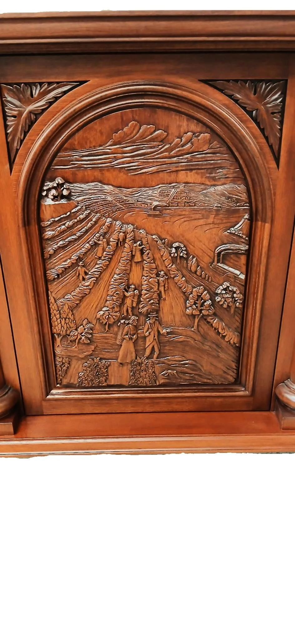 Wilson Bar Center Panel Vineyard Scene.JPG