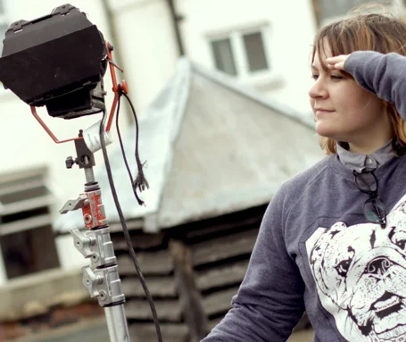 DOP Michelle Tofi on location, 2013