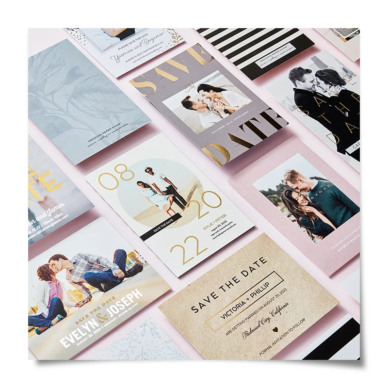 tiny prints save the date