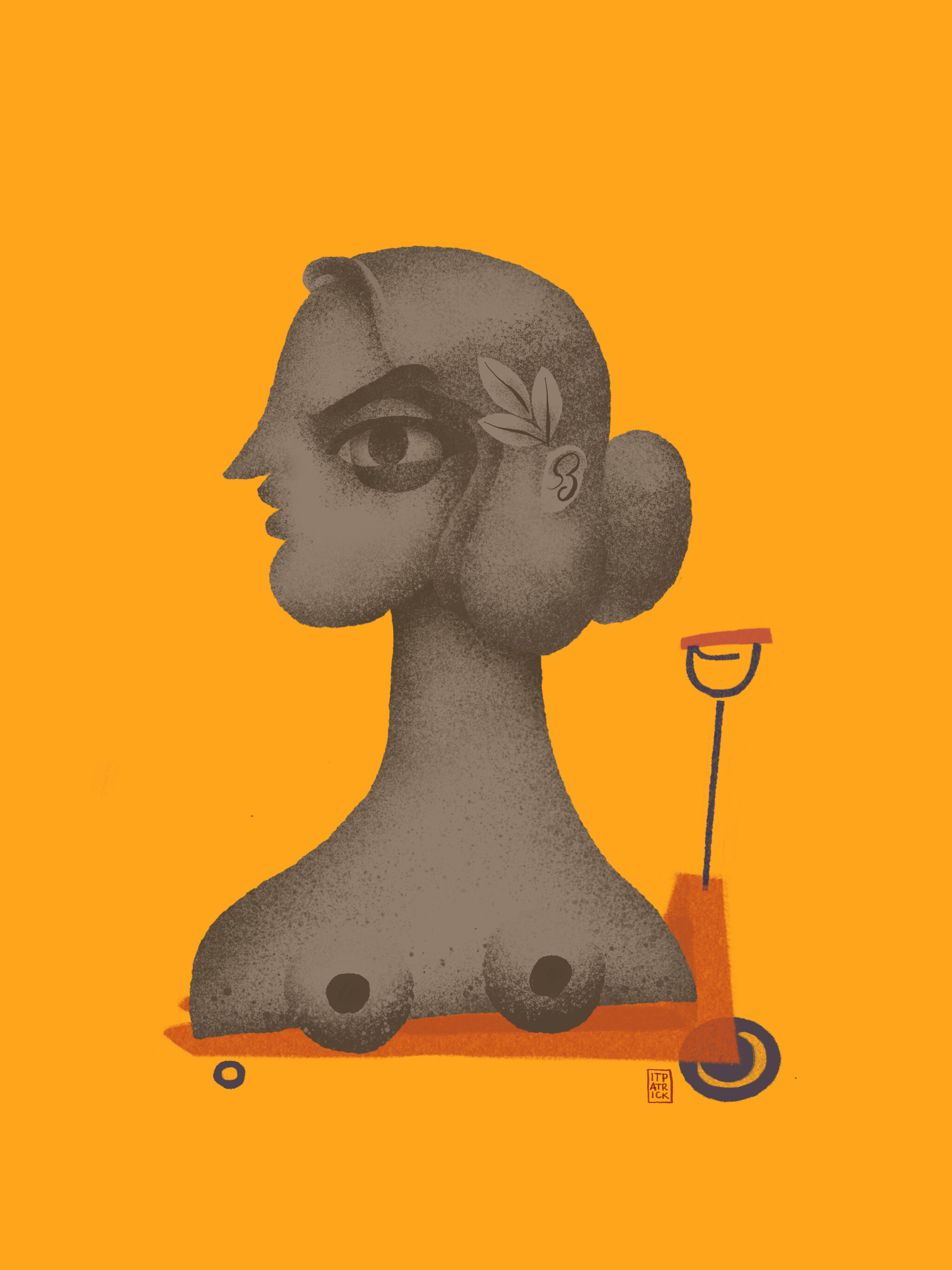 Promotional Illustration, selected for publication in 3x3 no. 18, 2021