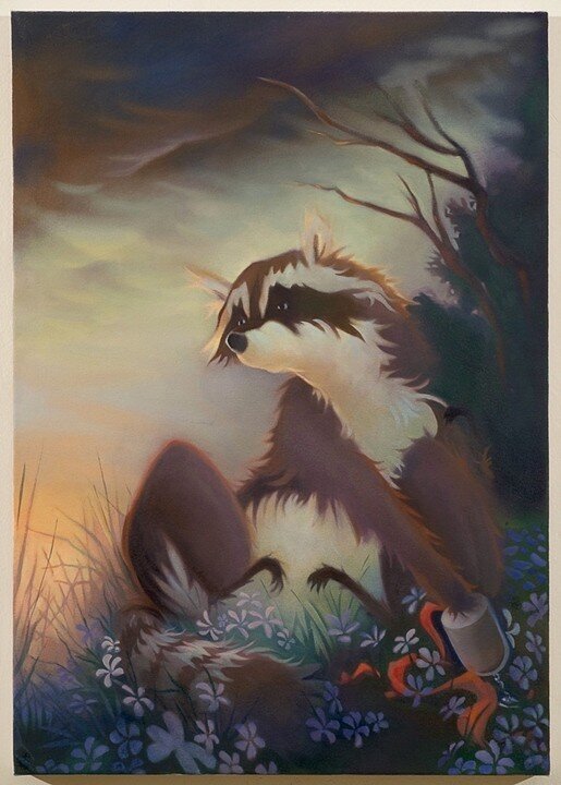 "Egg Trap" oil on canvas (sold) 