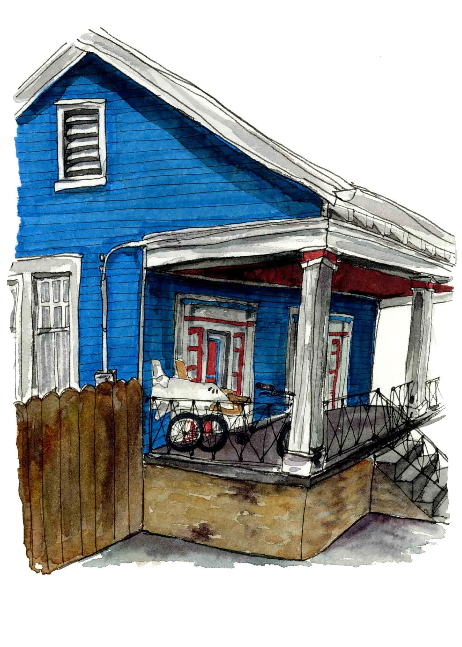 Bywater Porch Scene