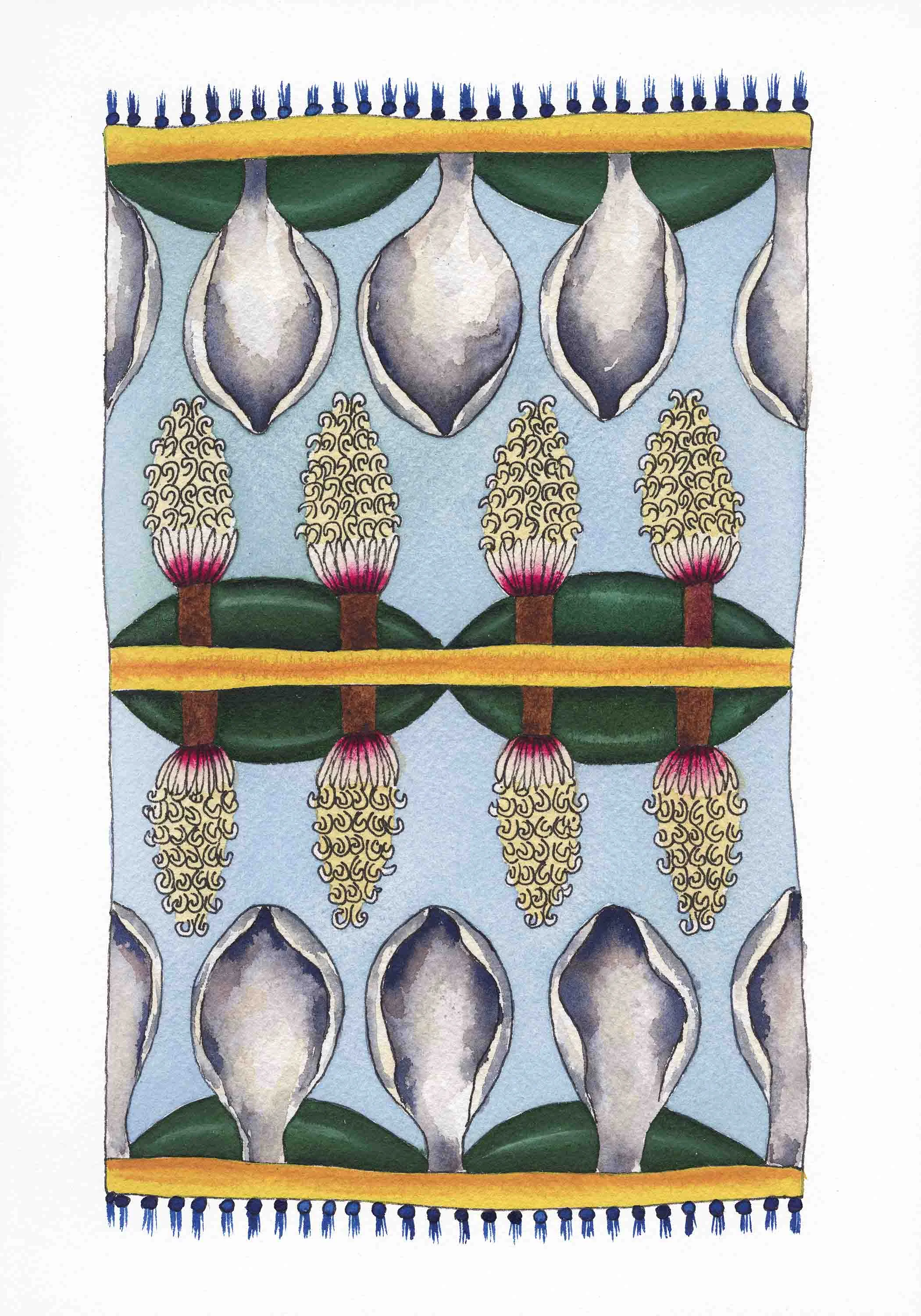 Magnolia Tapestry: Flower