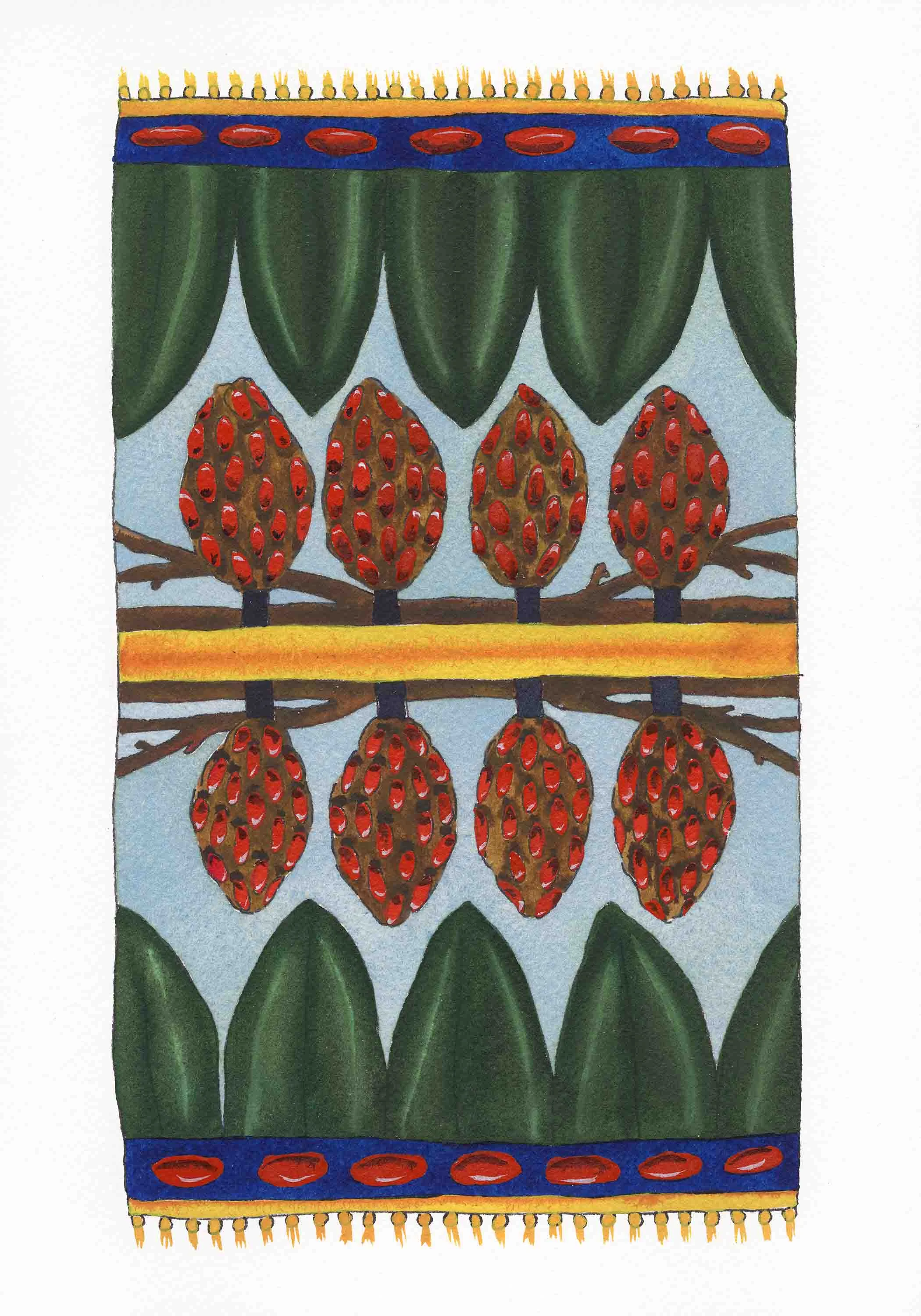 Magnolia Tapestry: Fruit