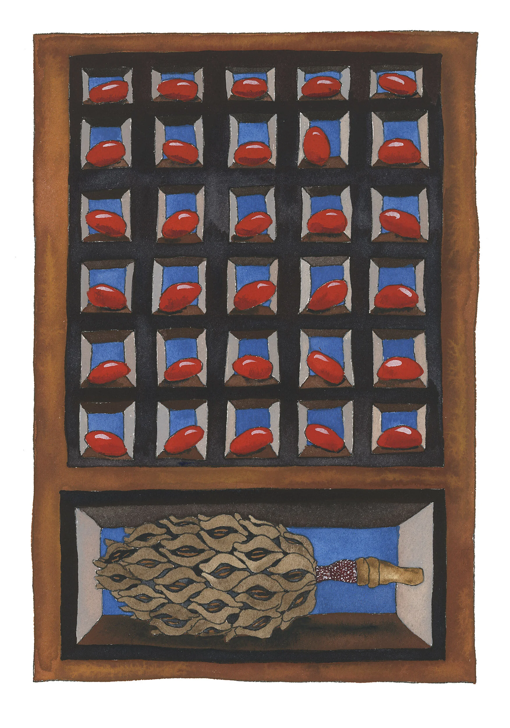 Magnolia Seed Amulet Chest