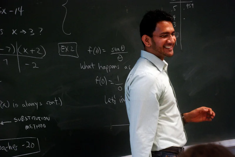  Achyut teaching Calculus.