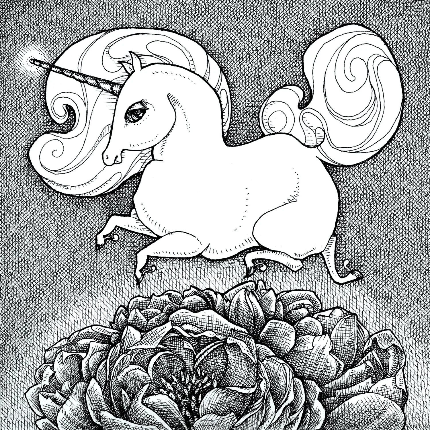 "What's Opera, Doc?"
ink on paper