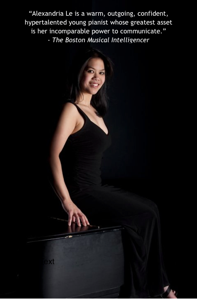 Alexandria Le, pianist (Photo: Laura Vanags)